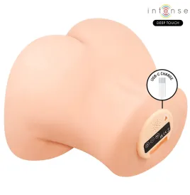 INTENSE DEEP TOUCH - MASTURBATORE VAGINALE GINGER CON EFFETTI DI ASPIRAZIONE, CALORE, VIBRAZIONE E VOCALE CON TELECOMANDO 5,3 KG